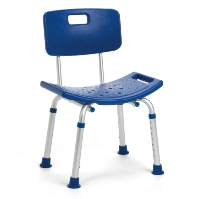 Taboret prysznicowy prostokątny z oparciem LILLY Vermeiren