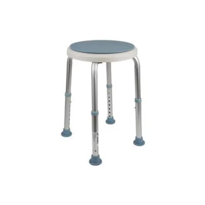 Okrągły stołek prysznicowy z obrotowym siedziskiem Mobilex